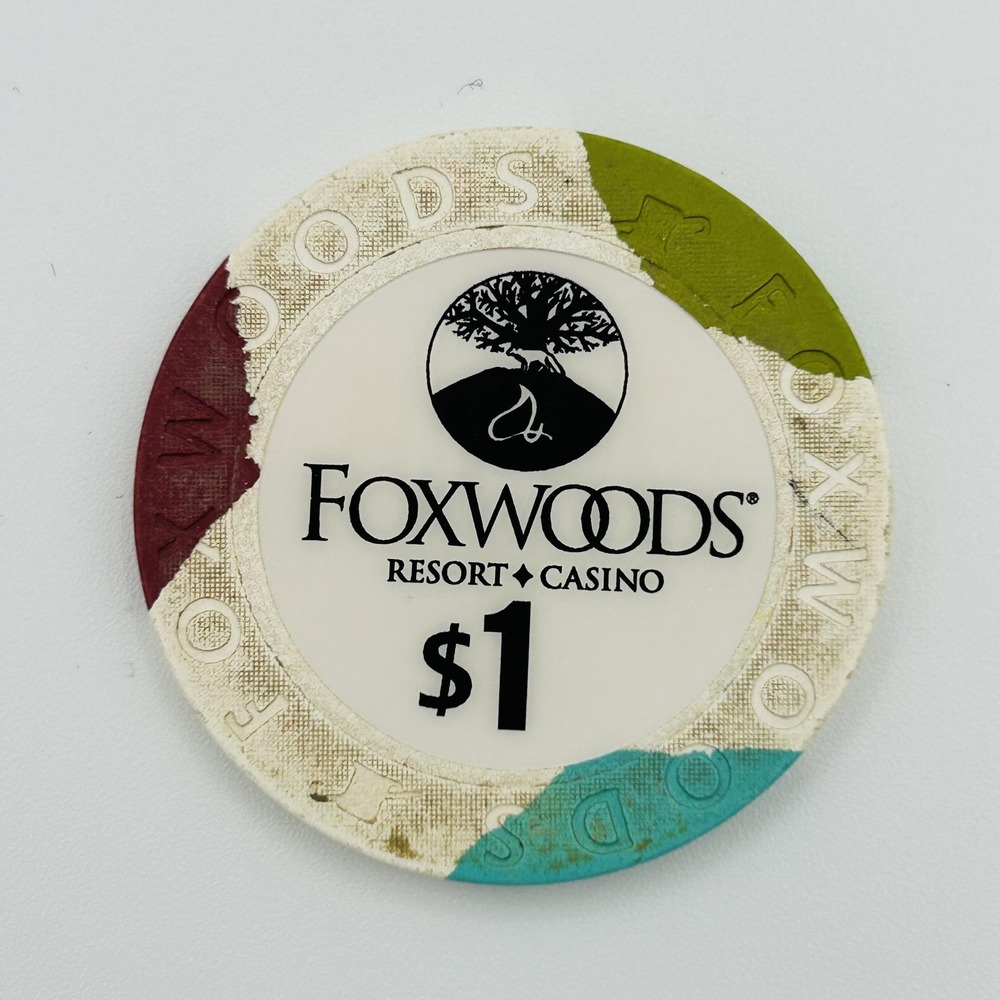 Foxwoods Resort Casino MGM Grand $1 Poker Chip Collectible Clay Casino Token Lot